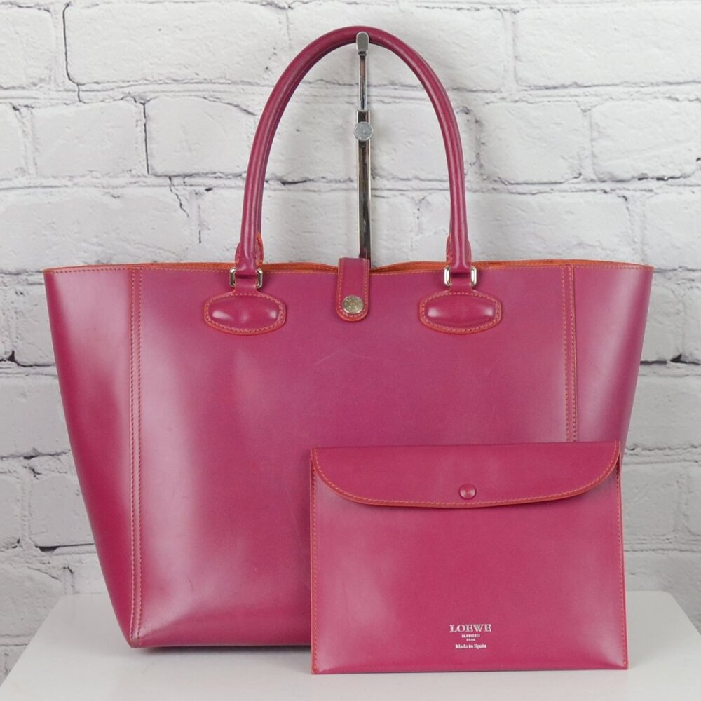 LOEWE Anagram Leo Tote with Pouch